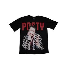 Gallery Dept. x Posty Co Post Malone Graphic Tee Black | Size M | Streetwear Rap